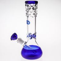 Wholesale 2019 New Arrival Glass Bongs cm in line Percolato Smoking Water Pipe Hand Blowing Oil Rigs Glass Bong Downstem bowl Joint mm Hookahs