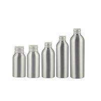 Wholesale 30pcs Silver Aluminum Bottle With Screw Cap Metal Storage Cosmetic Package Container For Essential Oil Perfume Spa Oil