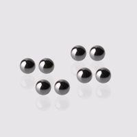 Wholesale 5mm SIC Pearls Ball Silicon Carbide Sphere Black Ball for Spinning Carb Cap XL mm Quartz banger