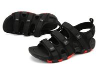 Wholesale Hot Sale Summer Men Sandals Hook Fashion Waterproof Casual Beach Shoes Size Black