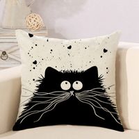 Wholesale Cute Totoro Cartoon Cat Pillow Case Colors Single sided Printing Customizable Home Linen Bedroom Sofa Pillowcase DH0572 T03