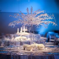 Wholesale New fashion cm inch Crystal Wedding table Acrylic Tree Centerpiece Wedding Decorations Party Decorations Event Decor