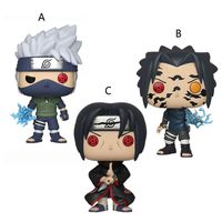 Funko Pop Naruto Toys Funko Pop Muchiha Sasuke Uchiha Itachi Hatake Kakashi Pvc Dolls Toys Furnishing Articles Gifts B1