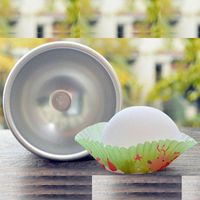 Wholesale Durable D Aluminum Alloy Sphere Bath Bomb Cake Mold Pan Tin Baking Pastry Bakeware Decorating Mould