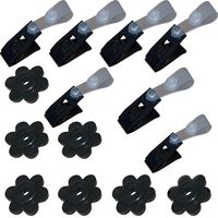 Wholesale Garden Flag Stopper and Anti Wind Plastic Clip Rubber Stoppers For Garden Flag Pole Stand flag holder