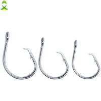 20pcs 10884 Saltwater Fishing Hooks Big Game Stainless Steel Sharp Hook 2//0-12//0