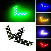 Wholesale Car accessor Car Styling SMD LED Arrow Panel Yellow Green Red Blue For Car Rear View Mirror Indicator Turn Signal Light Parking