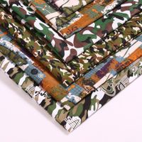 Wholesale fabric camouflage thin for Summer polyester camouflage fabric for bag DIY table cloth curtain handcraft fabric for sewing knitted
