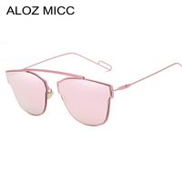 Wholesale ALOZ MICC Fashion Women Metal Sunglasses Vintage Brand Designer Unique Alloy Sunmmer Sunglasses UV400 Glasses A026