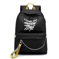 Wholesale Designer USB Hip Hop Ladies Backpack Off Fashion White Women Bags High Quality Large Capacity Student Bag Casual Travel Backpacks