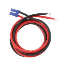 perfk 12V-24V EC5 Connectors to Ring Terminal Car Jump Starter Emergency Power Adapter Cable 400mm