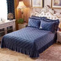 Wholesale Blue Ruffle Bedding For Resale Group Buy Cheap Blue