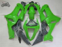 Wholesale Free gifts Chinese Fairing kits for Kawasaki Ninja ZX6R ZX R ZX green fairings set motorcycle body parts