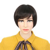 Neue Haarschnitte Keine Spitze Echthaar Perucken Fur Schwarze Frauen Brasilianisches Reines Naturliches Schwarzes Haar Keine Spitze Bob Echthaar