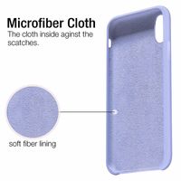 Wholesale Original Silicon Rubber Skin Microfiber Cloth Phone Cover Cases For iPhone x xs max xr Liquid Silicone Case