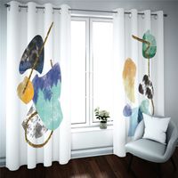Wholesale 3D Blackout Curtains Modern simplicity Photo Printed Curtain For Kids Room Living Room Decor Window Kitchen Curtains