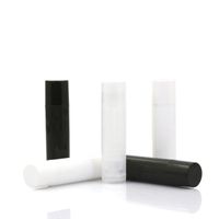 Wholesale DIY Empty Lipstick Bottle Lip Gloss Tube Lip Balm Tube Container With Cap Clear Black White Sample Container F3079