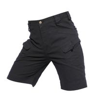 Da Uomo Tinta Unita Elasticizzato Leggero Pantaloncini Cargo Combat Multi Tasca Cotone M-4XL