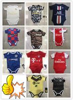 Real Madrid C F Bassic Logo Cool Baby Onesie Romper Jumpsuit Newborn Baby Clothes