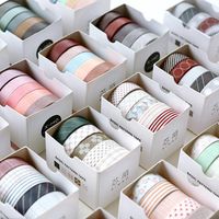 10 Mt 5 Farbe DIY Selbstklebende Washi Papier Masking Tape Aufkleber Craft Decor