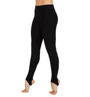 Wholesale Speerise Women Skinny Stirrup Mid Yoga Legging Black Ballet Dance Pants Megging Lycra Spandex Nylon