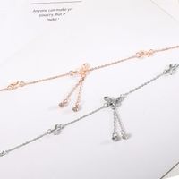Wholesale Butterfly Pendant Anklets Foot Chain Summer Yoga Exquisite Beach Leg Bracelet Handmade Anklet Rose Gold Silver Color Jewelry Anklet Bracelet