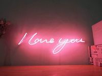 Wholesale Custom Neon Sign Real Glass Tube Bar KTV Club Pub Store Business Advertising Home Decoration Art Gift Display Neon Signs I LOVE YOU inch
