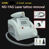 Wholesale New Portable MJ nm nm nm Tattoo Removal Black Doll Q Switch ND YAG LASER Skin Whiten Beauty Salon machine