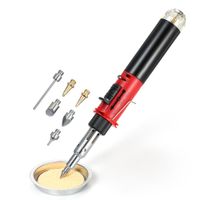 Wholesale Good in Gas Soldering Iron Pen Type Butane Gas Electric Soldering Iron Set Dual Function Flame Lighter Welding Tool