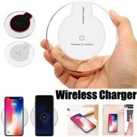 Wholesale Qi Wireless Charger Phone Charger Pad Portable Fantasy crystal Universal LED Lighting Tablet K9 Charging For iphone XS MAX Samsung S10e Plus