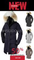 Wholesale Goose Canadian Coat Women WINTER down jacket with HOOD Snowdome jackets Real wolf fur Collar Duck parkas factory clear coats Windbreaker Warm Zipper Thick parka