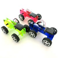 Diy Mini Battery Powered Car Model Kit Children Kids Educational Toy Ay
