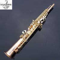 Wholesale YANAGISAWA S Best quality Japan s new Phosphorus copper B Flat Soprano saxophone professional playing With case reed mouthpiece