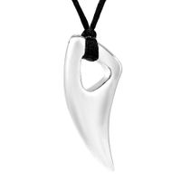 Wholesale New Design Ivory Shape Cremation Necklace Keeepsake Jewelry Memorial Ashes Container Funeral Casket Souvenirs for Men Women