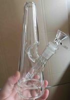 Wholesale New Inch Glass Dab Rig Bong Water Pipes Wine bottle with mm Female Downstem bowl quartz banger