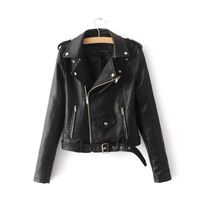 Wholesale New Fashion Women Suede Motorcycle Jacket Slim Brown Full Lined Soft Faux Leather Female Coat Epaulet Zipper Outerwear