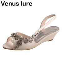 cheap ivory wedding shoes low heel