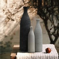 Wholesale Direct Selling Chinese Jingdezhen Porcelain Vases Creativity Coarse Pottery Modern Ceramic Vases for Wedding Home Decoration
