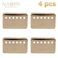 Wholesale NAOMI Metal Humbucker Pickup Cover mm For LP Style Electric Guitar Parts Accessories Golden Color New