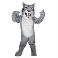 Wholesale 2018 Hot sale professional custom bengal tiger cat mascot head costume suit halloween