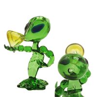Wholesale Alien Glass Water Pipe Bong Dab Rig Glass Smoking Pipes Hand Pipes quot Inch Alien Glass Oil Rig Dab Bong