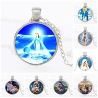 Wholesale Virgin Mary Pendant Necklace Silver Chain Necklace Christian Catholicism Vintage Religious Jesus Statement necklaces Beautifully Jewelry