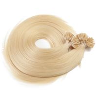 Wholesale Nail Tip HairExtensions Pre Bonded Keratin Glue Fusion Hair Extensions Indian Colorful Pieces quot quot