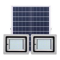 Wholesale Double Lamps Solar Floodlight LEDs LEDs LEDs LEDs Outdoor Solar Flood Light Landscape Lamp With Remote Control For Lawn Garden In Stock