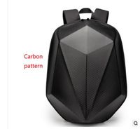 Wholesale Motorcycle helmet bag waterproof carbon fiber hard shell turtle bag backpack knight riding bag