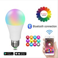 Silber E27 10W bunte ändernde LED-Birnen-Licht-Lampe mit Fernsteuerpult NEU