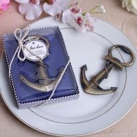 Wholesale Antique Style nautical themed anchor beer bottle opener party favor opener Wedding Favors Gifts LX2111