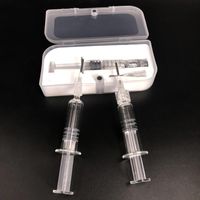 Wholesale 1ML Pyrex Glass Syringe Vaping Coil Winding Jig Tool With Needle For a3 AC1003 A9 Cell Carts Co2 Thick Oil Plastic Box Packaging