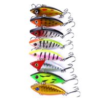 8pcs Lot Mini Colorful VIB Bait Fishing Lures Freshwater baits 4cm//2.7g Tackle