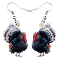 Acrilico Natale Rubinetto di Turchia gallina Gioielli pollo Earrins goccia ciondola Farm per il regalo del partito donne di fascino teenager ragazze Acrilico Natale Rubinetto di Turchia gallina Gioielli pollo Earrins goccia ciondola Farm per il regalo del partito donne di fascino teenager ragazze